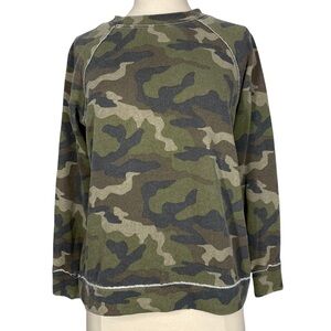 AMERICAN EAGLE Camo Crew Sweatshirt XS